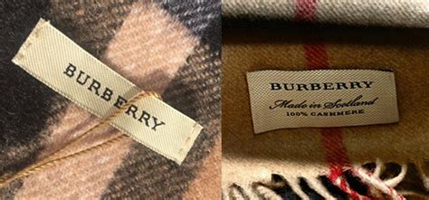 fausse echarpe burberry